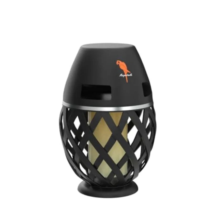 Margaritaville Tiki Torch - Waterproof Bluetooth Speaker Portable Party Speaker with Flickering LED Lights Perfect for Travel P