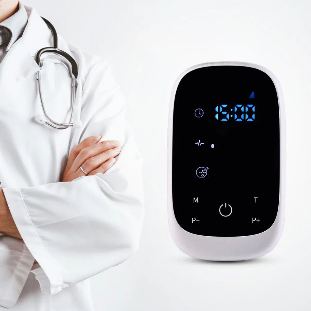 CES Device Brain Electronic Therapy Stimulation Device Massage Ear Clip Electrode Sleep Insomnia Cure