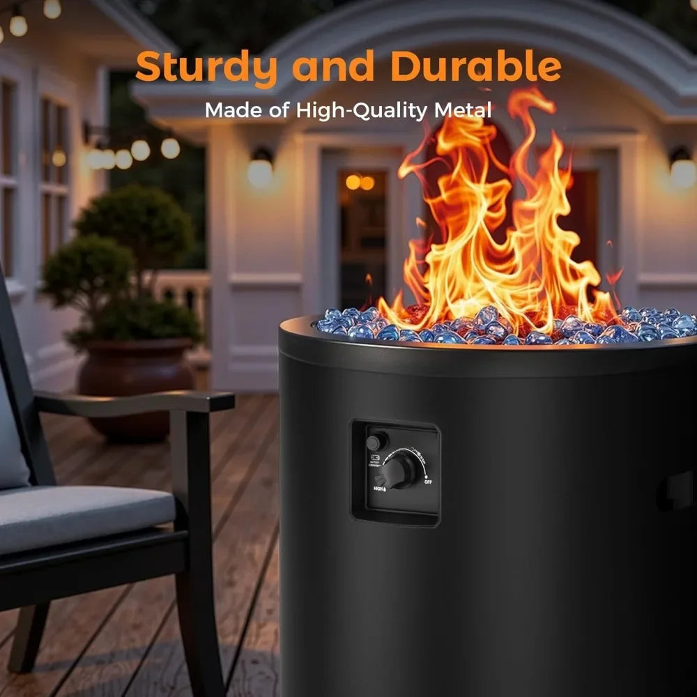 50,000 BTU Propane Fire Pit For Outdoor Patio And Garden