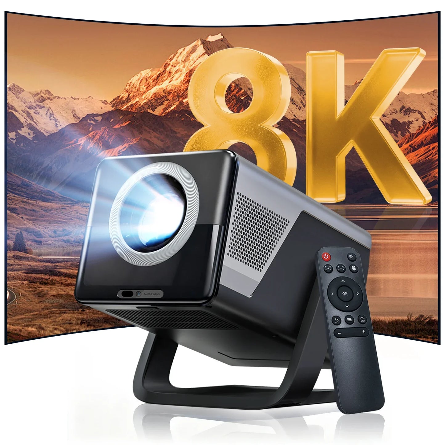 LynCast 8K AI Smart Projector With Android 14 Auto Focus